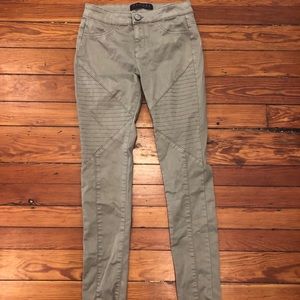 Army green military jeans